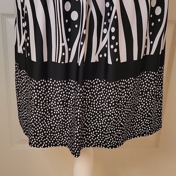 AA Studio AA Zebra and Polka Dot Dress  Size 10 EUC! - Picture 3 of 6